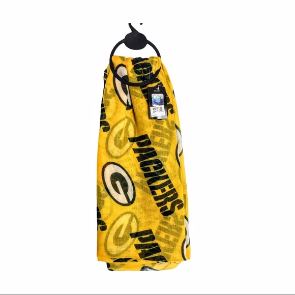 NWT Green Bay Packers Infinity Scarf, Green or Gold - Picture 8 of 10